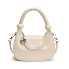 Casual New Simple Stylish Fashion Crossbody Bag - White - View 1