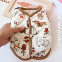Winter Pet Coat Cat Clothes Thick Warm Autumn And Winter - Pastoral Radish Rabbit - View 1