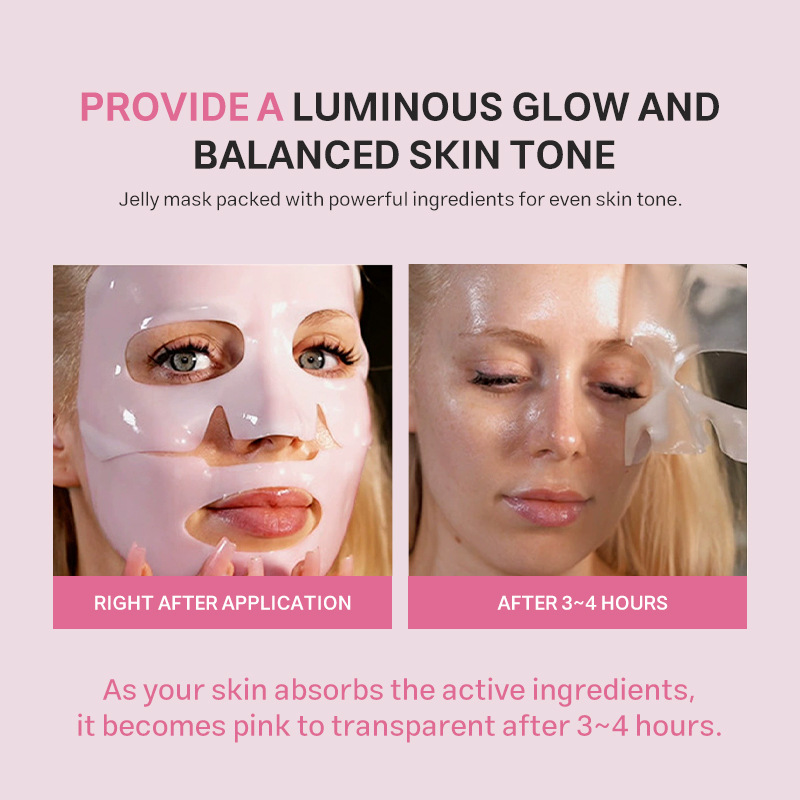 Collagen Face Mask Separate Upper And Lower Face Pieces