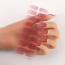Manicure Full Stickers Solid Color 16 Small Stickers European And American Simple Nails view 4