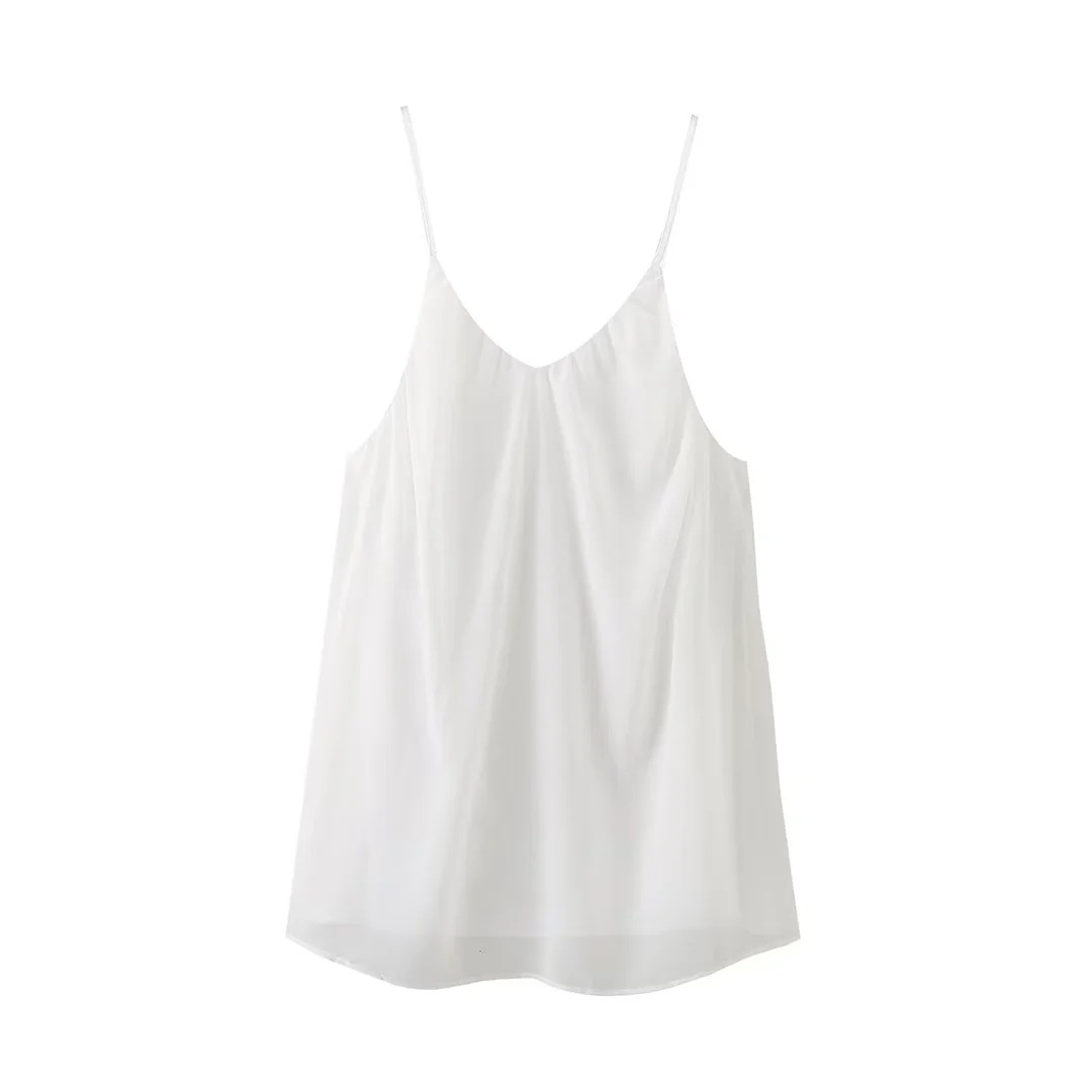 Women's Fashion V-neck Sleeveless Sling Dress