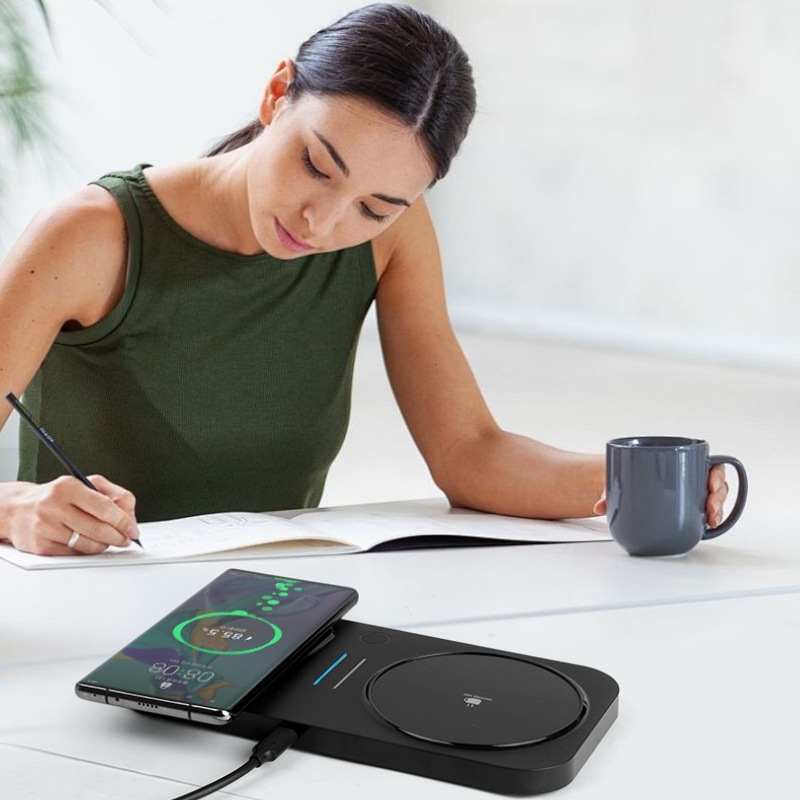 Four-in-one Wireless Charger Heating Coaster