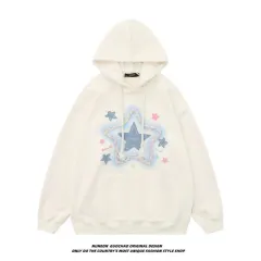 XINGX Embroidered Niche Design Hooded Sweater For Women - Red - View 1