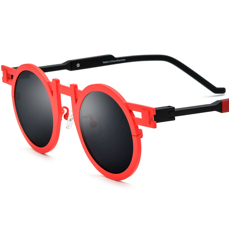 Color-blocked Sunglasses For Men And Women - Image 5