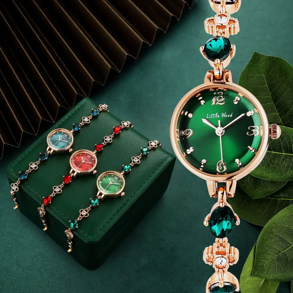 Small Green Watch Simple Elegant Women's Bracelet Gift Jade