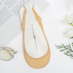 Invisible Boat Socks Women's Summer Socks Low-cut Non-slip Ice Silk - Skin Colour - View 1