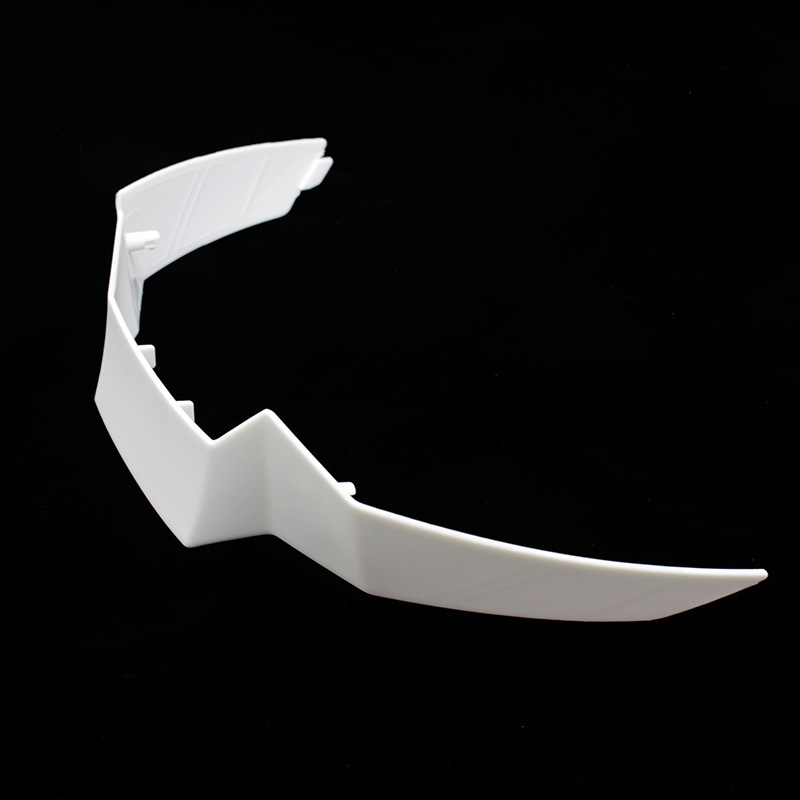 Helmet Modification Accessories Air Spoiler Applicable ICON Airflite Ghost Face Helmet Tail – White