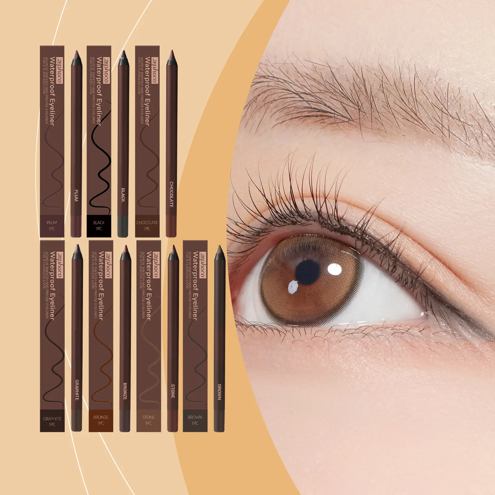 Waterproof And Non-fading Silky Smooth Eyeliner Gel