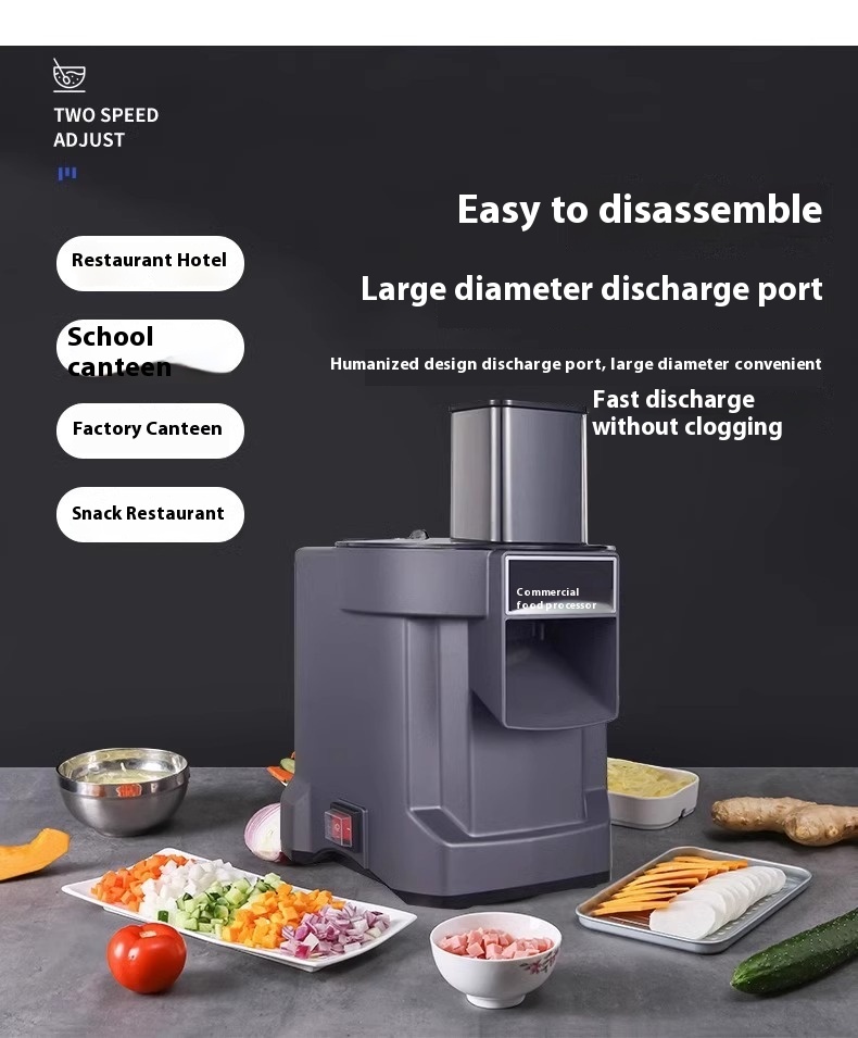 Commercial Vegetable Cutter Multi-function Automatic Dicing Slice - Image 24