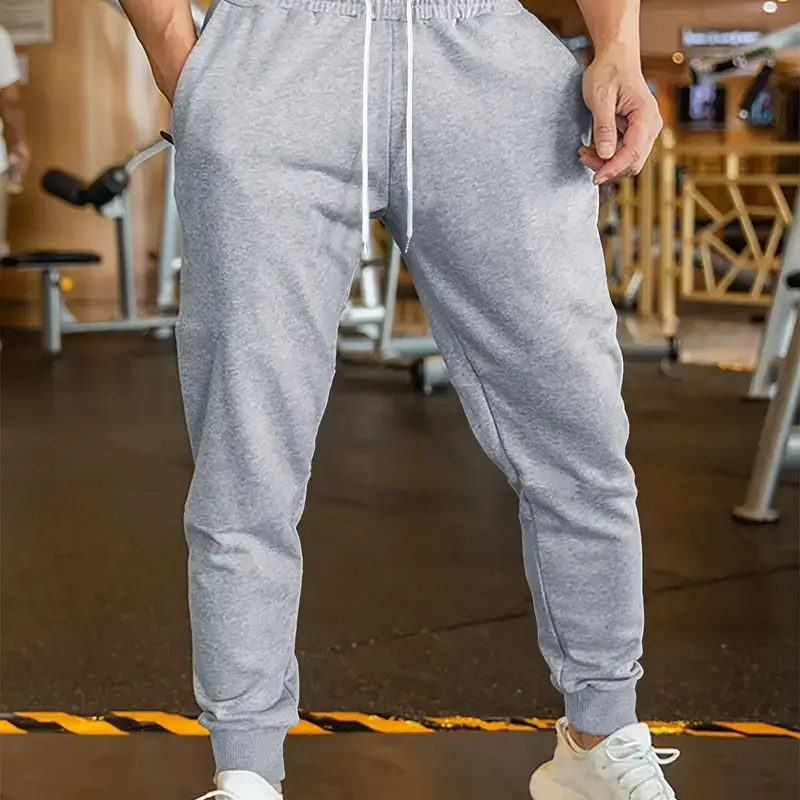 Linen Leisure Trousers Men's Elastic Lace Thin