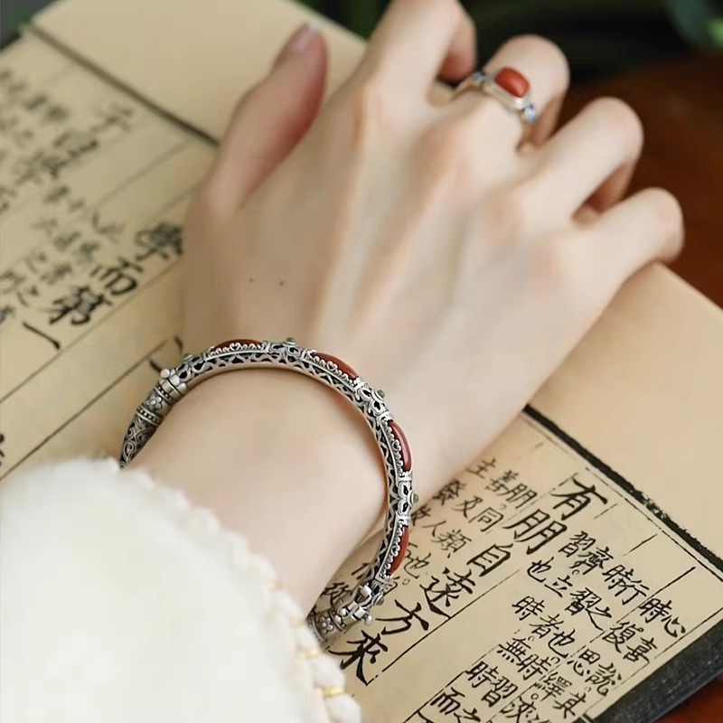 Vintage Ethnic-style Hollow Womens Bracelet