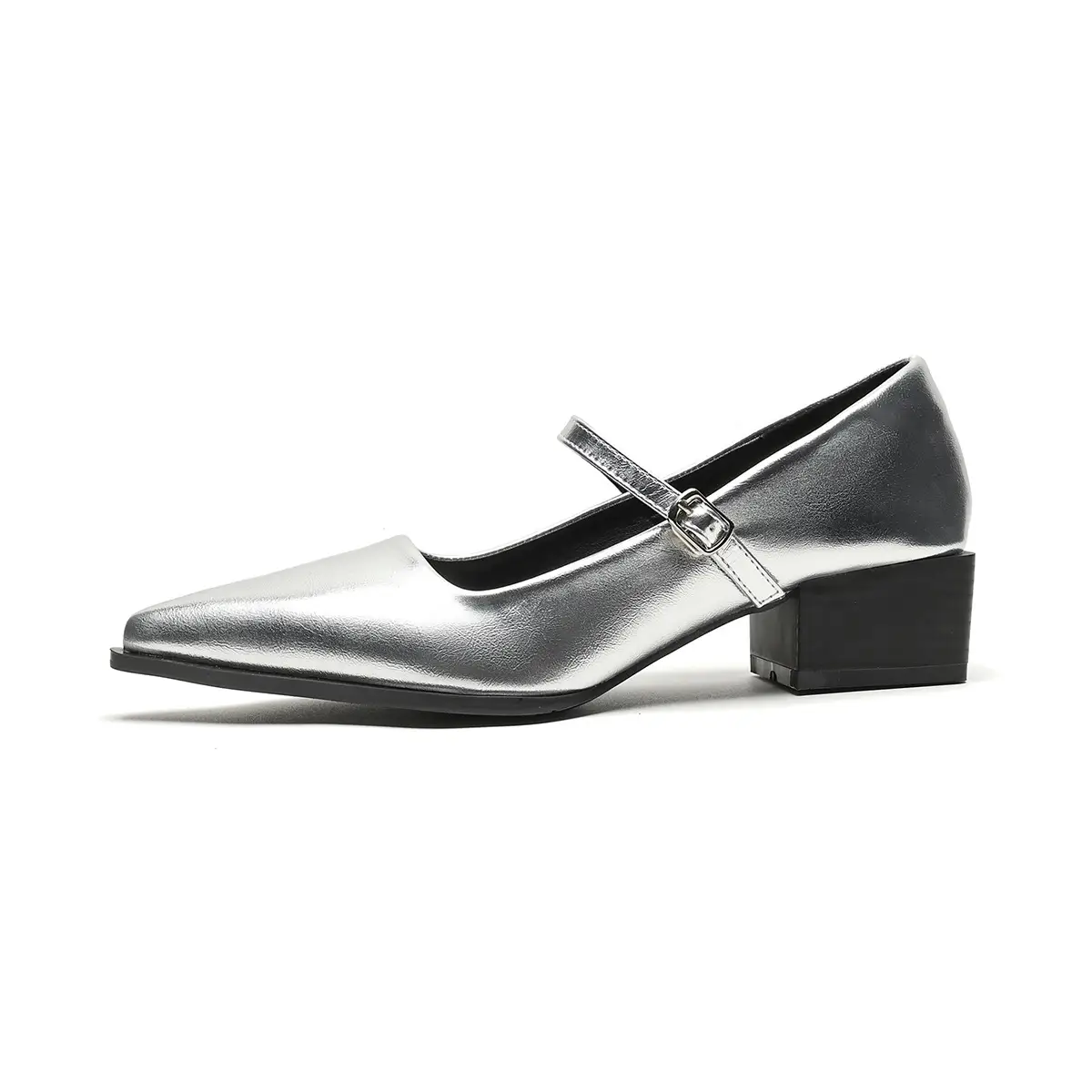 One-strap Vintage Chunky-heeled Mary Jane Shoes For Women
