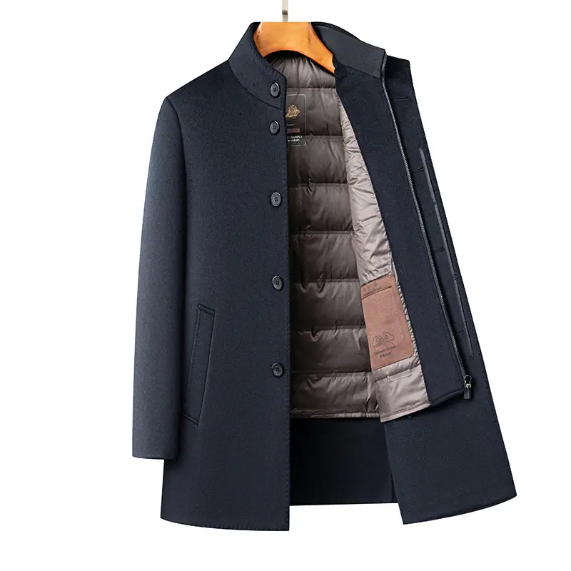 Winter Men's Detachable All-matching Thickened Cold-proof Wool