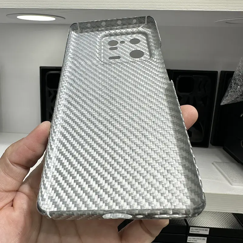Ultra-Thin Fine Grain 600d Aramid Fiber Phone Case