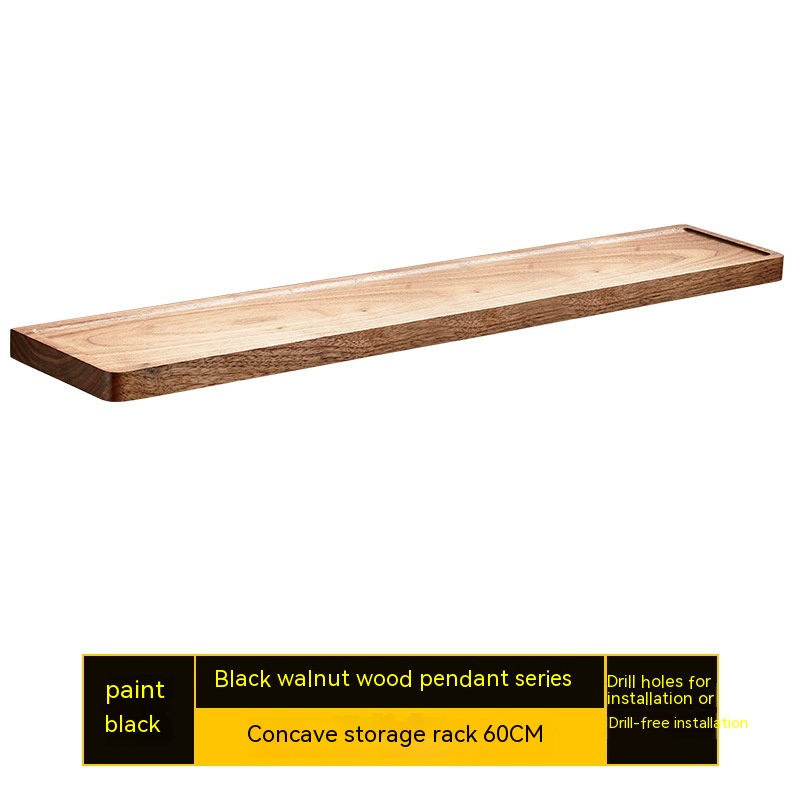 Solid Wood Shelf 60 Concave