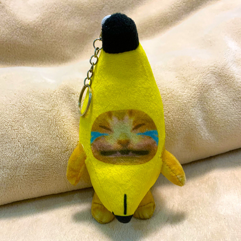 18CM Banana Crying Cat