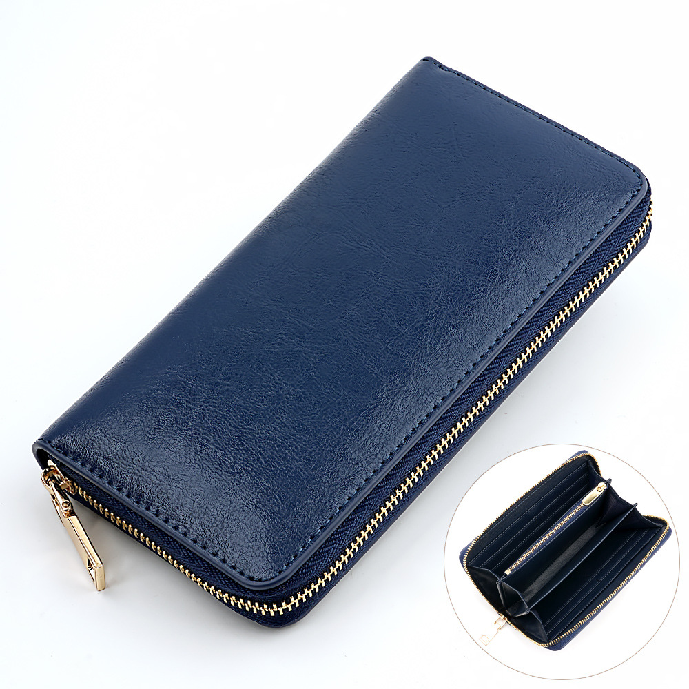 Womens Fashionable High-Capacity Zipper Wallet, picture 10 of 12