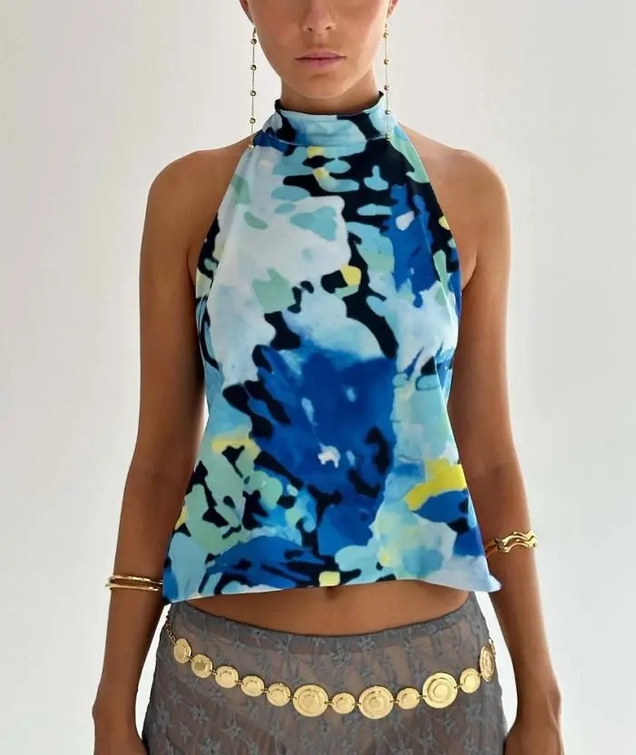 Fashion Special Women's Clothing Halter Elegant Top - Picture 9-M