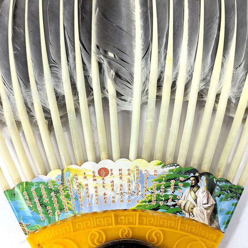 Integrated Lens Fan Chinese Traditional Craft Fan