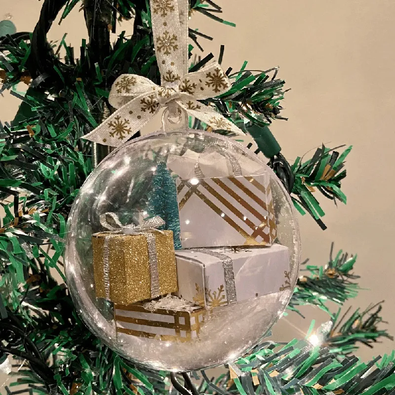 Christmas Tree Decoration Transparent Ball Hanging Decoration Scene Layout Hanging Decoration – image 6