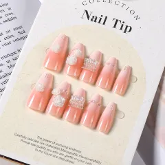 Ice Crystal Multilayer Bow Nail Tip 3 Dstereo Nail Sticker - Ice Crystal Bow Flower - View 1