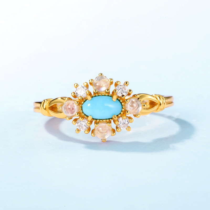 Women's Fashion Turquoise Ring Fashion