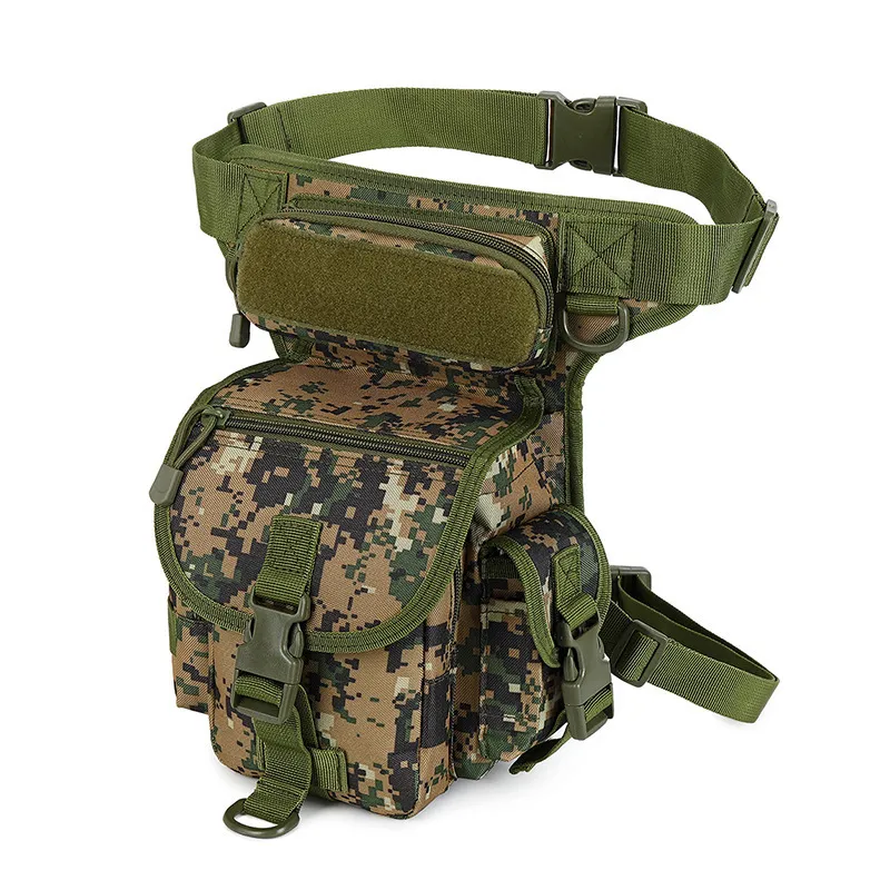 Outdoor Sports Portable Multifunctional Tactical Waist Pack - Jungle Digital