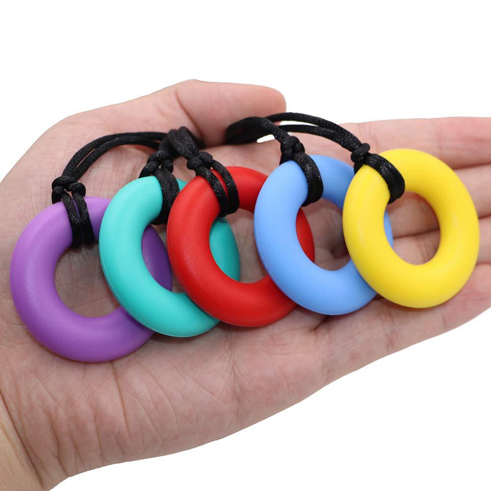 Sensory Chewable Pendant Necklace Toy 5