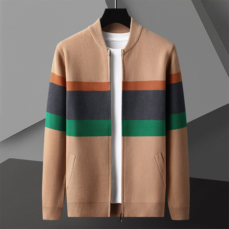 Mens Knitted Cardigan Sweater Jacket For Spring And Autumn Coats