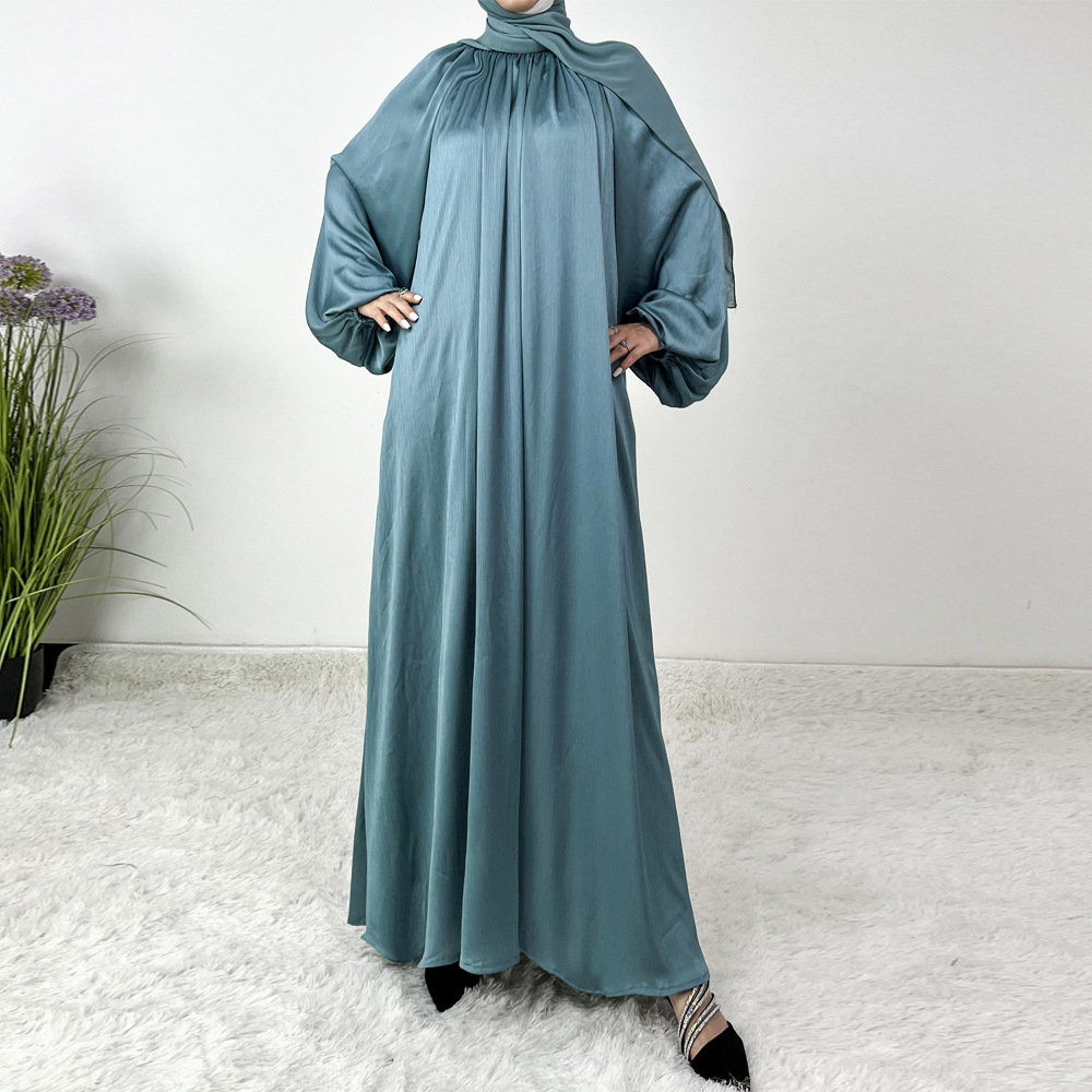 Lantern Sleeve Long Dress, picture 2 of 6