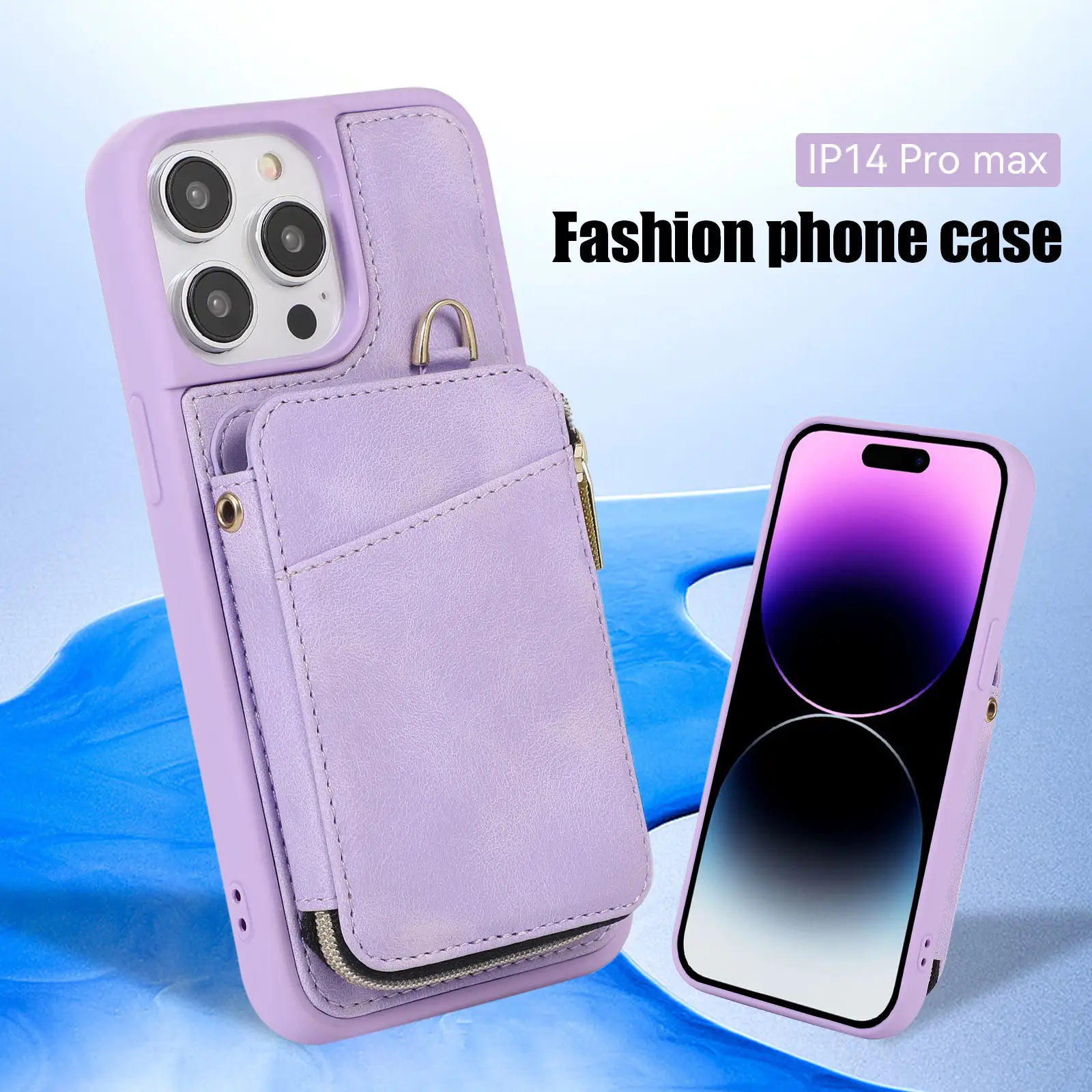 Creative Wallet Phone Case Leather Case Card