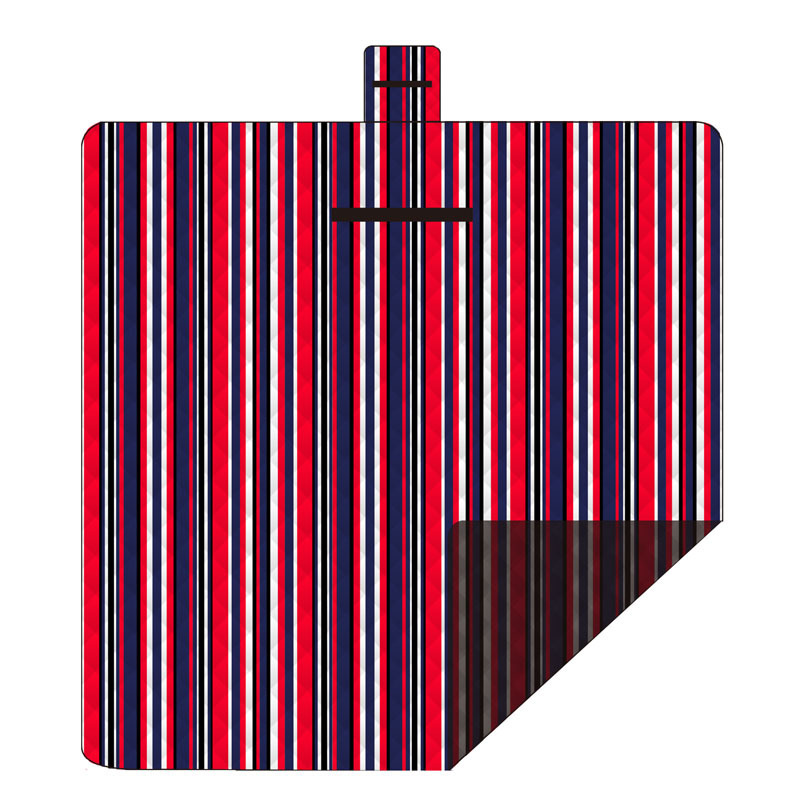 Dark Red Blue Stripes