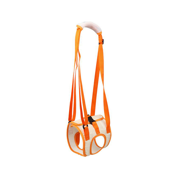 Assistive Harness With Rear-leg Support For Dogs With Disabilities Orange S