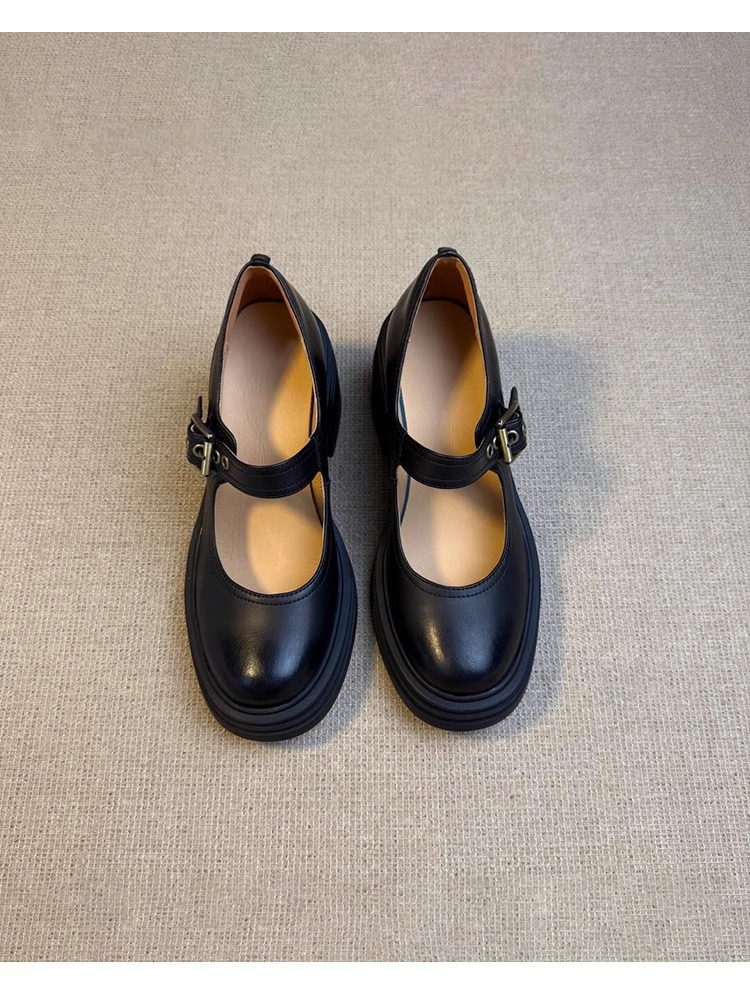 Round-toe High-heeled Mary Jane Shoes For Women — detail view 2
