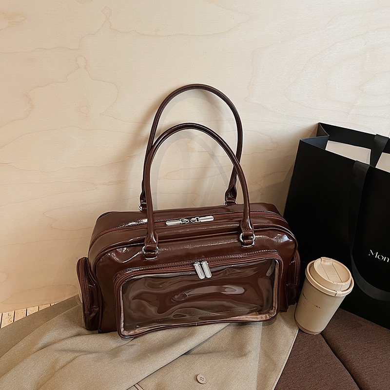 PU Zip Tote Bag, picture 2 of 3
