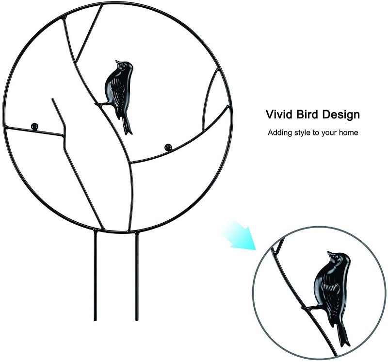 Title 3, Butterfly Bird Stand Creative Vase Climbing Vin...