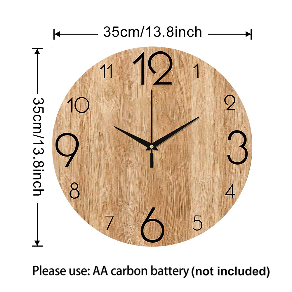 Wooden Wall Clock, picture 3 of 3