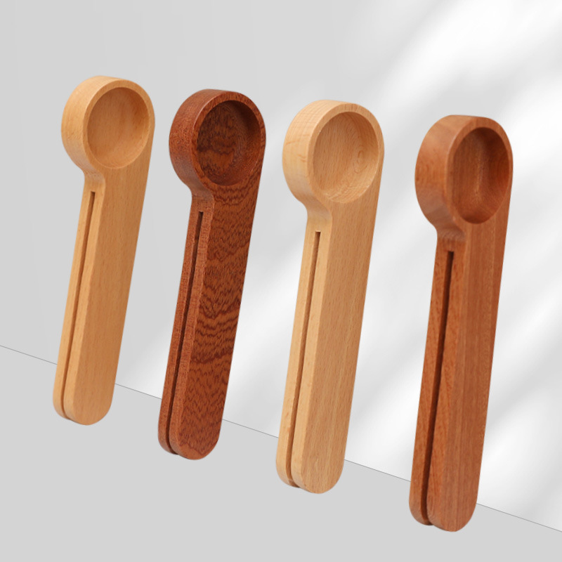 Title 4, Sapele Coffee Bean Measuring Spoon Baking Measu...