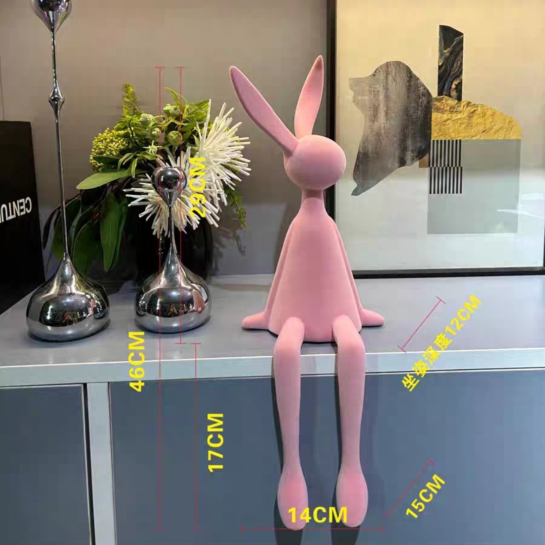 Rabbit Figurine, 37 cm, picture 5 of 6