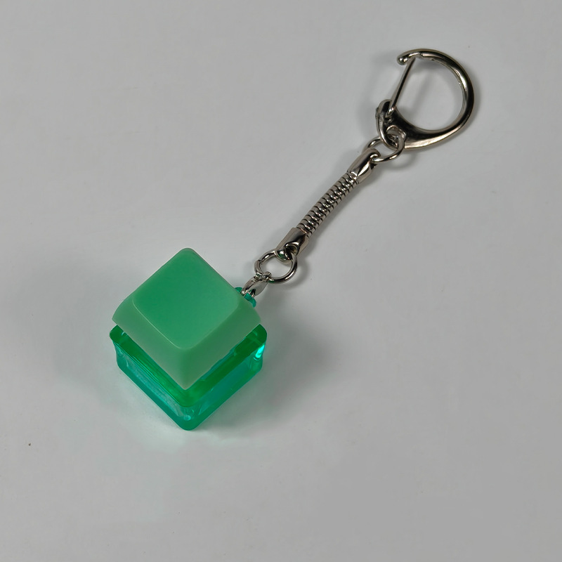 Stress-relief Keychain Toy With Finger-popping Buttons For Venting