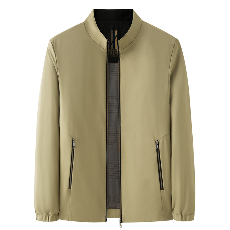 Versatile Casual Stand-collar Jacket For Spring And Fall