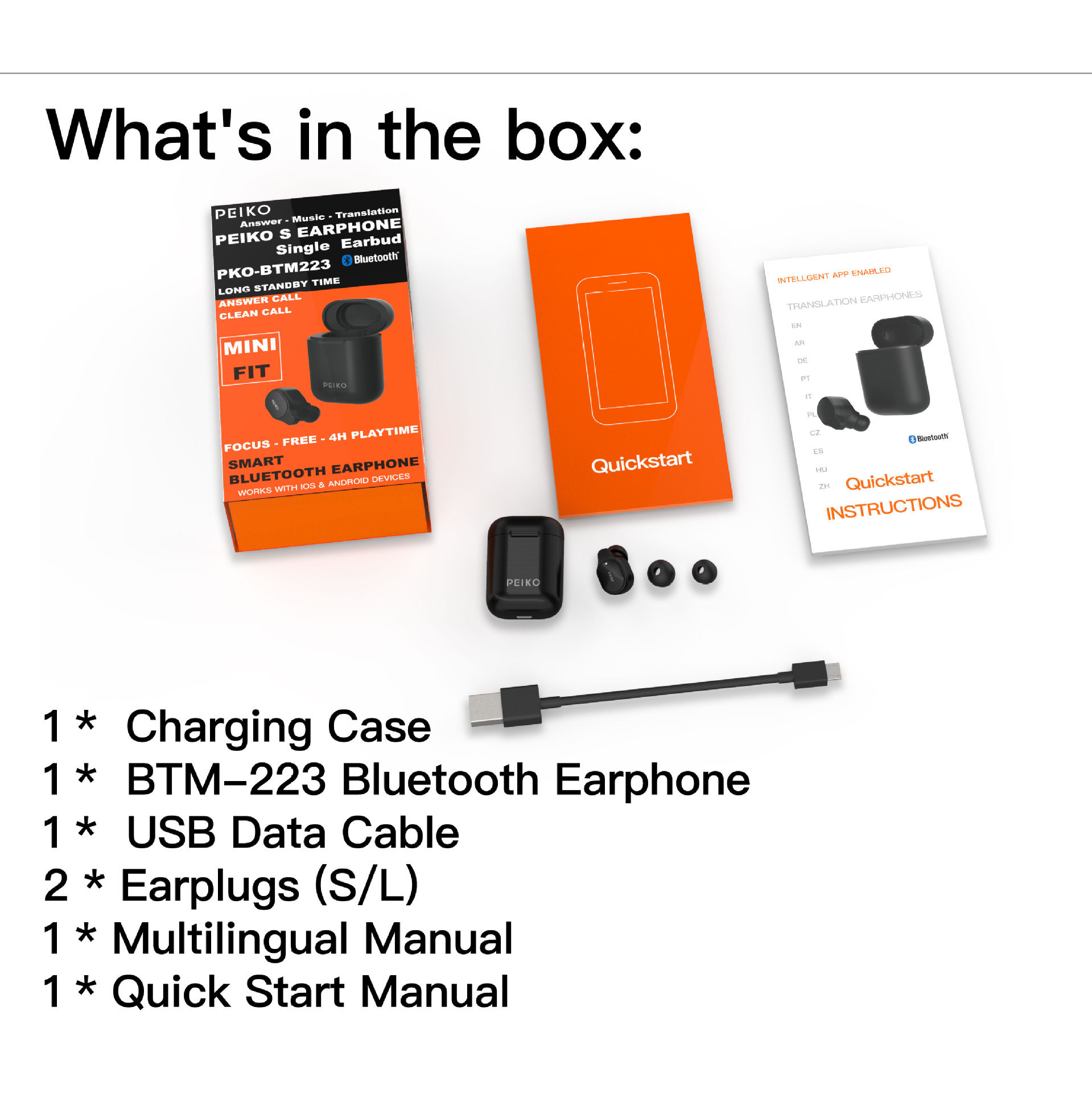 Smart Bluetooth Translation Headphones Instant Wireless Headset Language — foto 8
