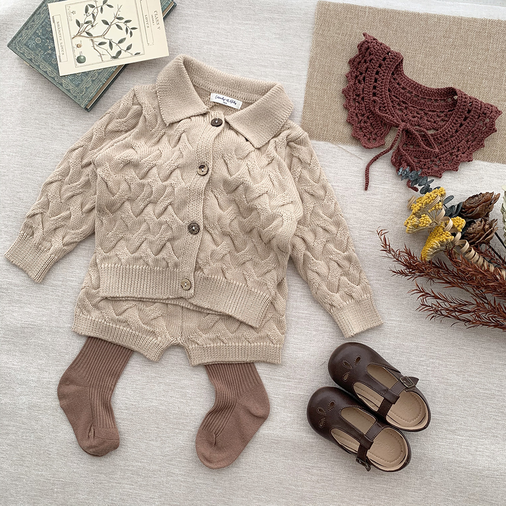 Title 15, Baby Unisex Twist Cardigan Jumper Set, Europese...