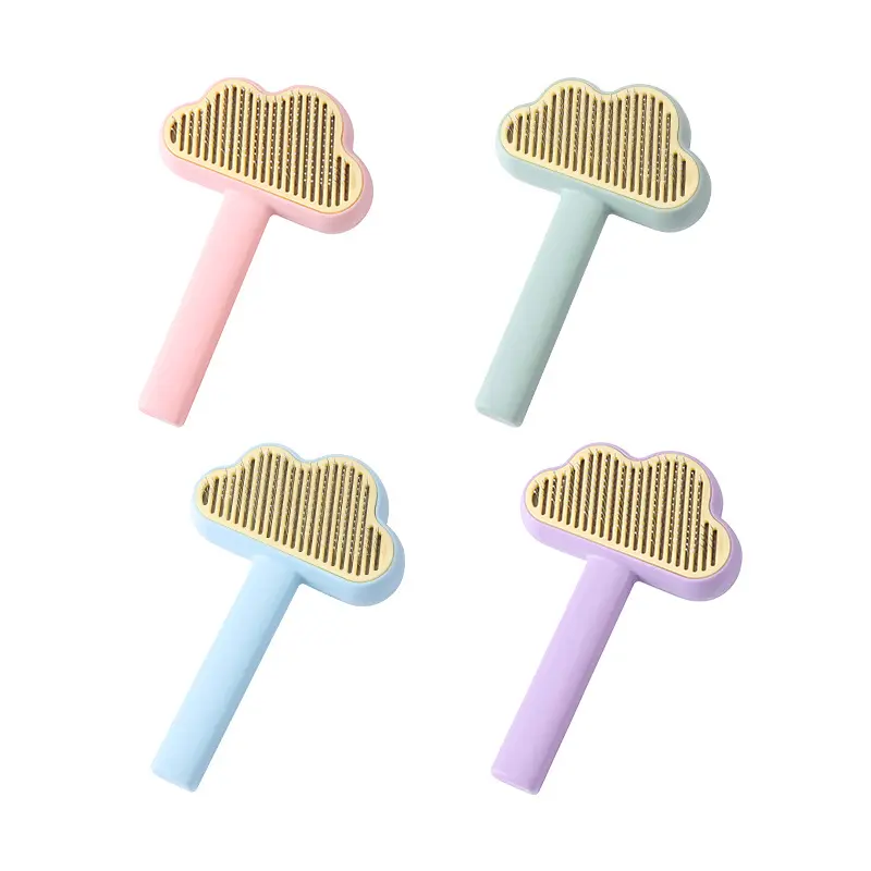 New Cloud Pet Comb Cat Brushing Self-cleaning