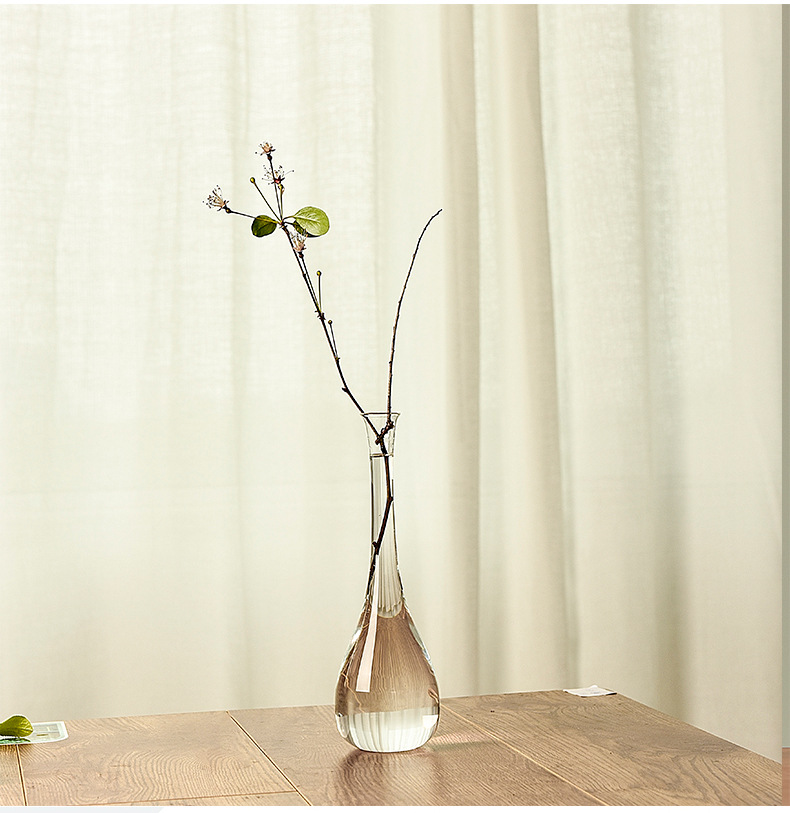 Title 1, Glass Vase Transparent Ornaments Decorative Flo...