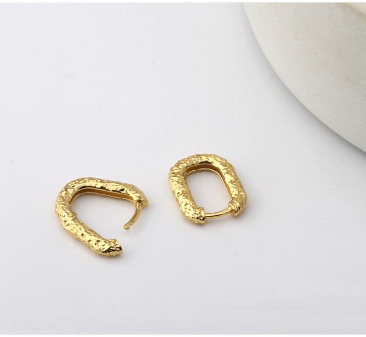 Sterling Silver Tin Foil Ear Clip Women