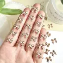 Maillard Leopard Bow Nail Accessories view 3