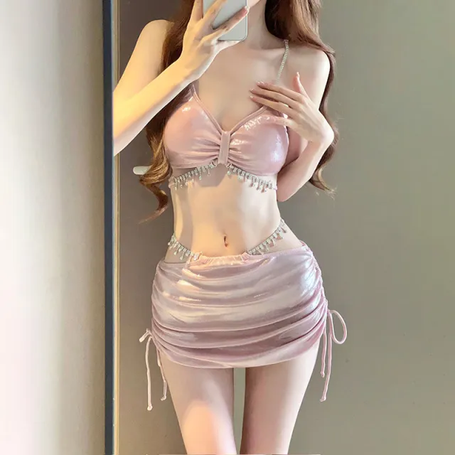 Fashion New Bikini Swimsuit For Women Pink - Shop at LoveMi