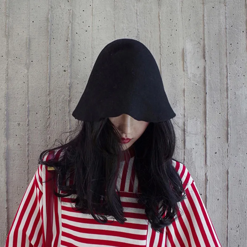 Bell-shaped Woolen Trendy All-match Woolen Hat For Women