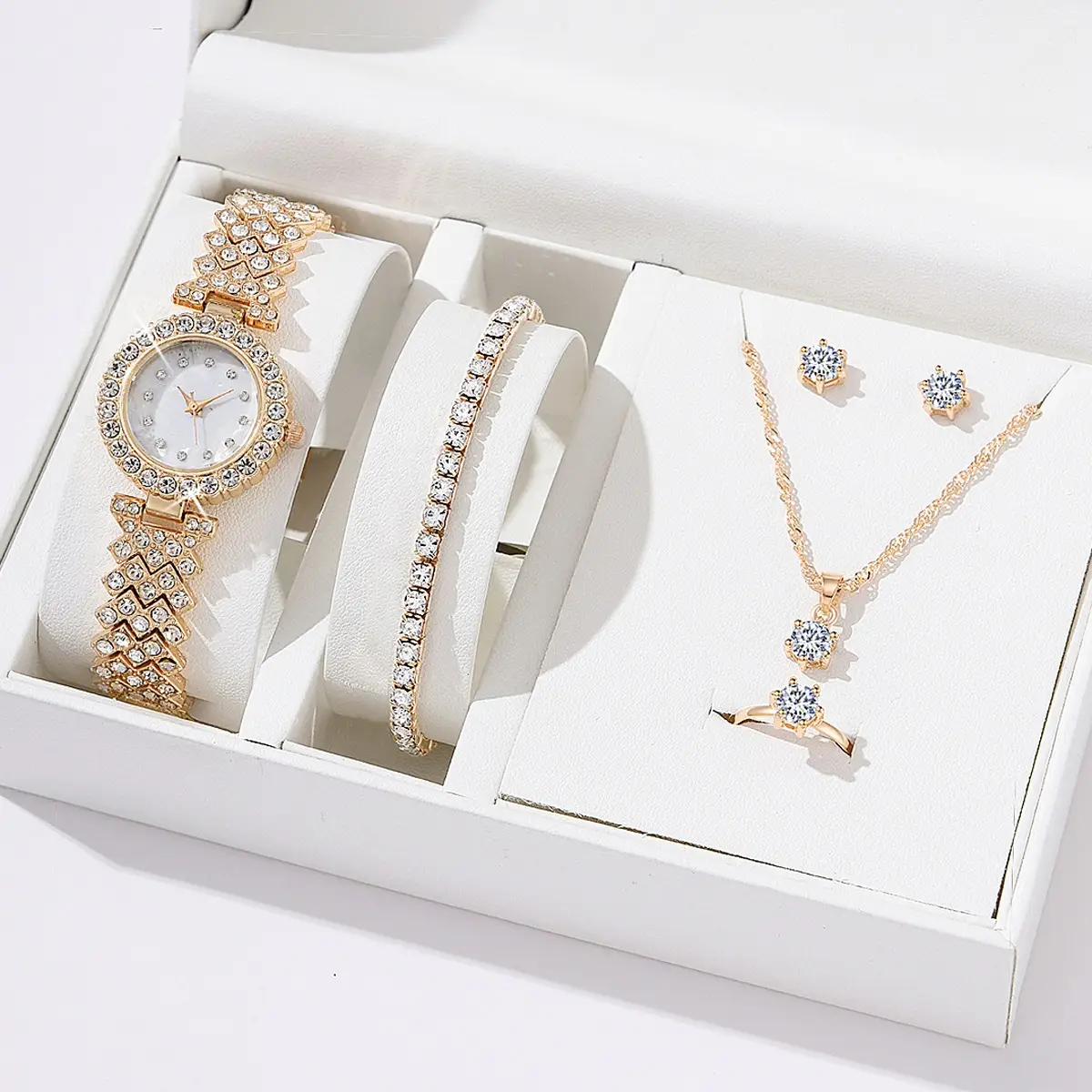 Diamond Women Watches Luxury Fashion Rhinestone Quartz Bracelet Wrist Watch